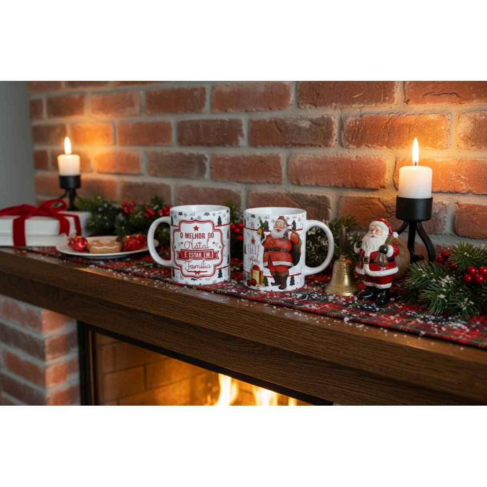 Caneca Personalizada - O Melhor do Natal é Estar em Família
