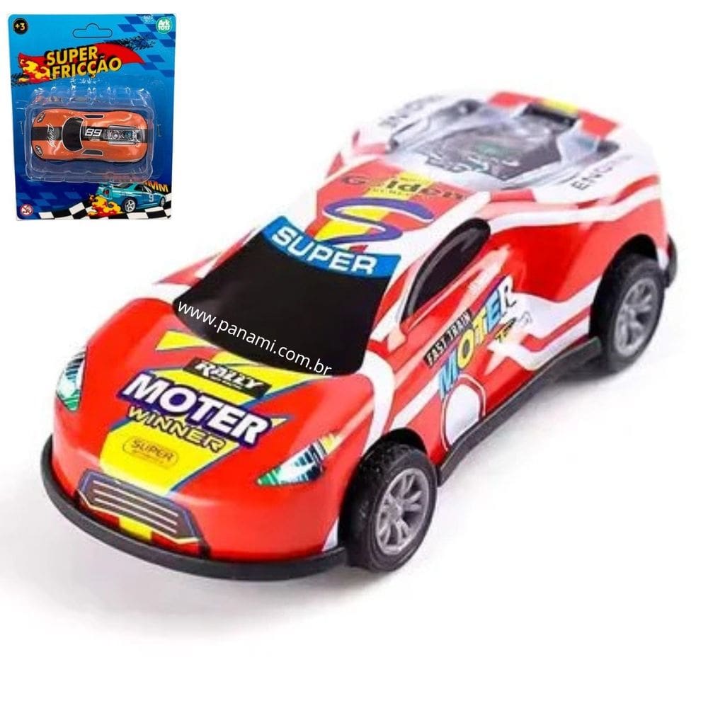 Carrinho de Fricçao Corrida 8cm - Radical Super Realista - PANAMI