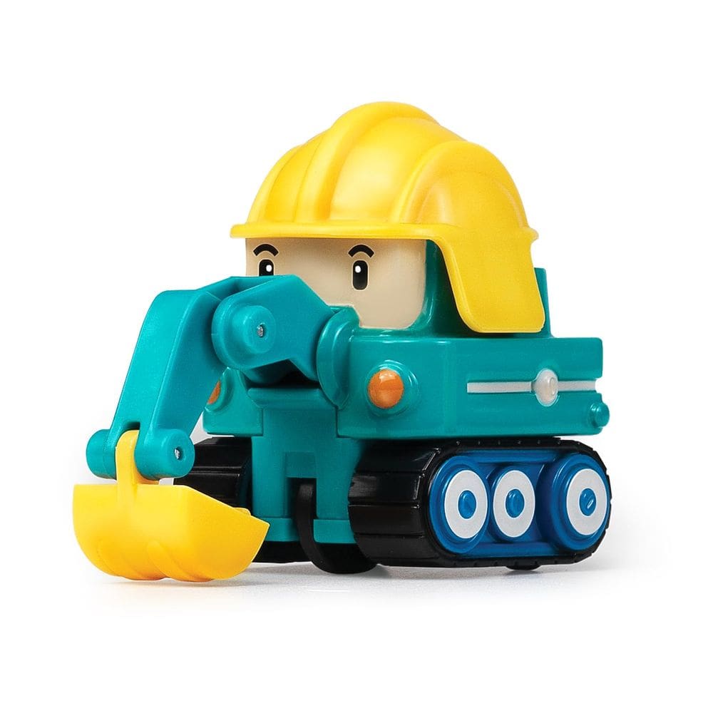 Caminhão escavador de metal fundido Toy Cars Robocar Poli Poke