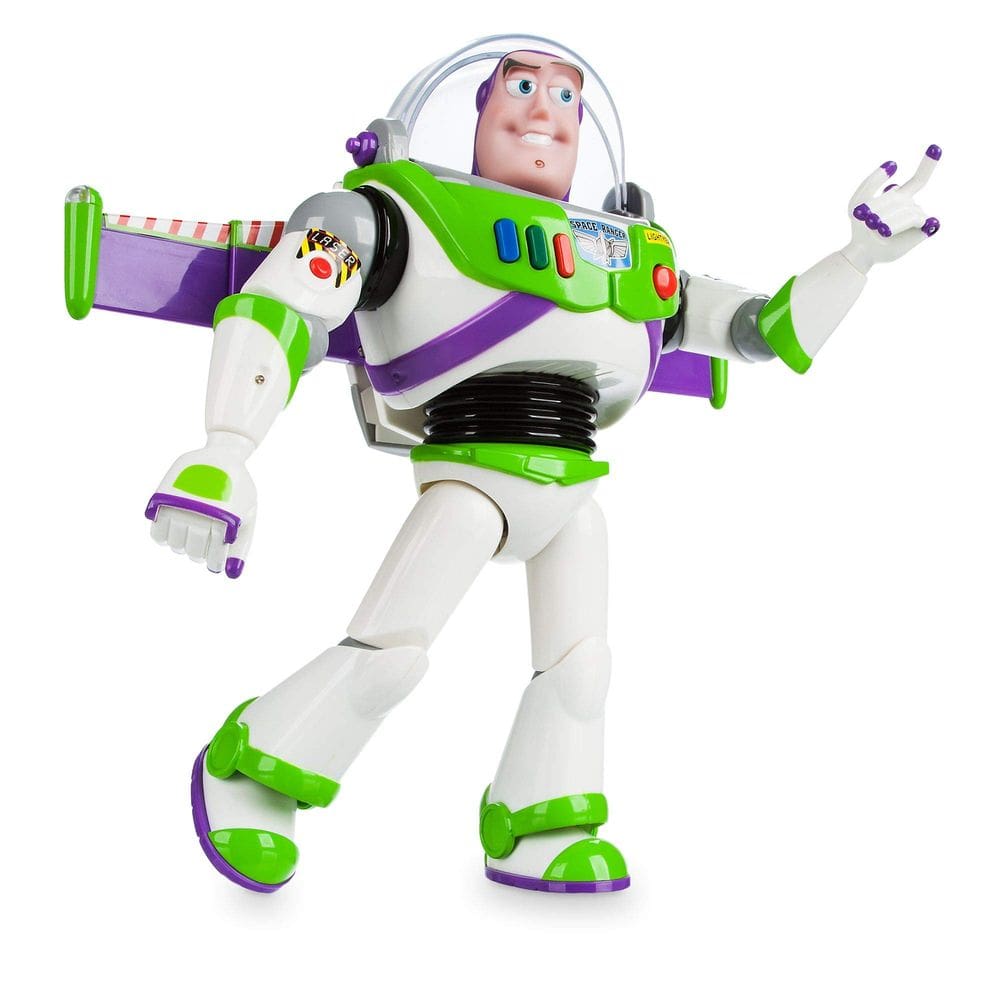Boneco Falante Interativo Buzz Lightyear da Disney História Oficial com Luzes e Frases