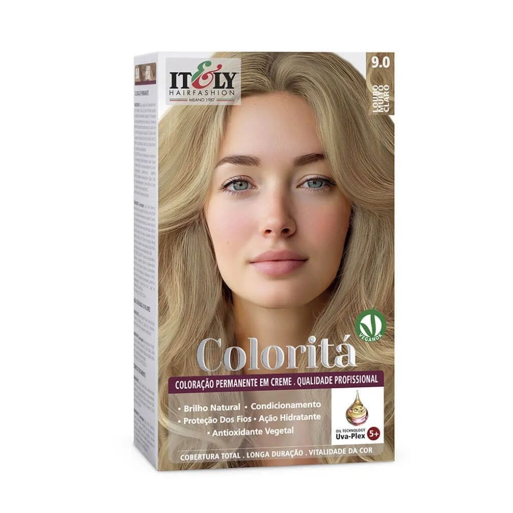 Coloração Itely Coloritá 9.0 Louro Muito Claro
