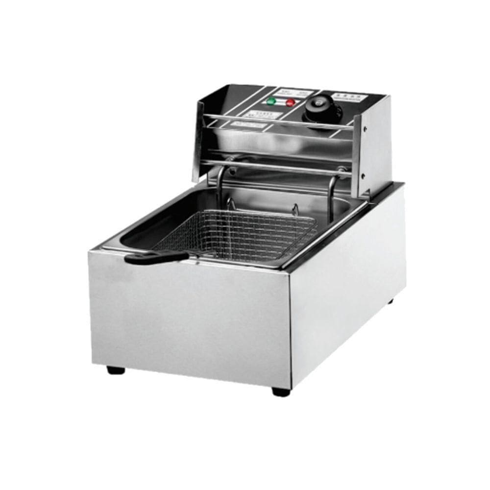 Fritadeira Elétrica 1 Cuba 150Mm Em Aço 6 Litros 220V 2500W