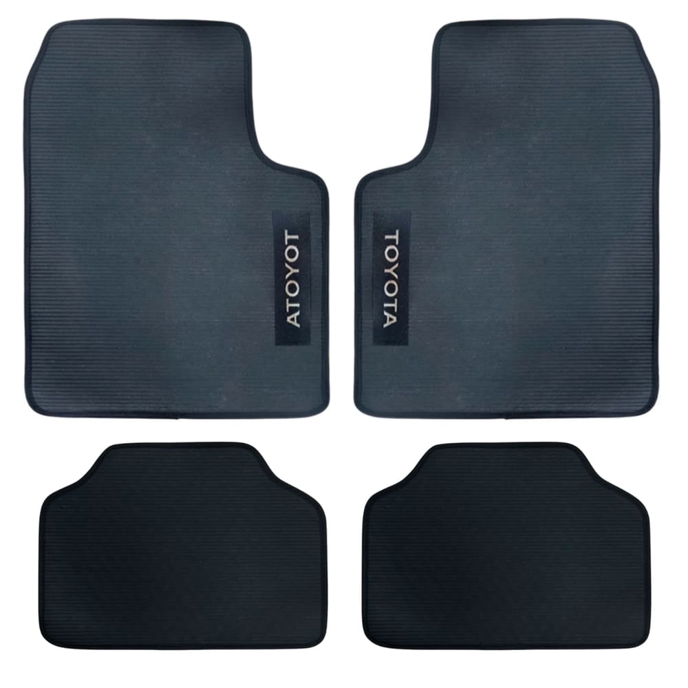 Jogo Tapete Universal Borracha Automotivo 4 Peças