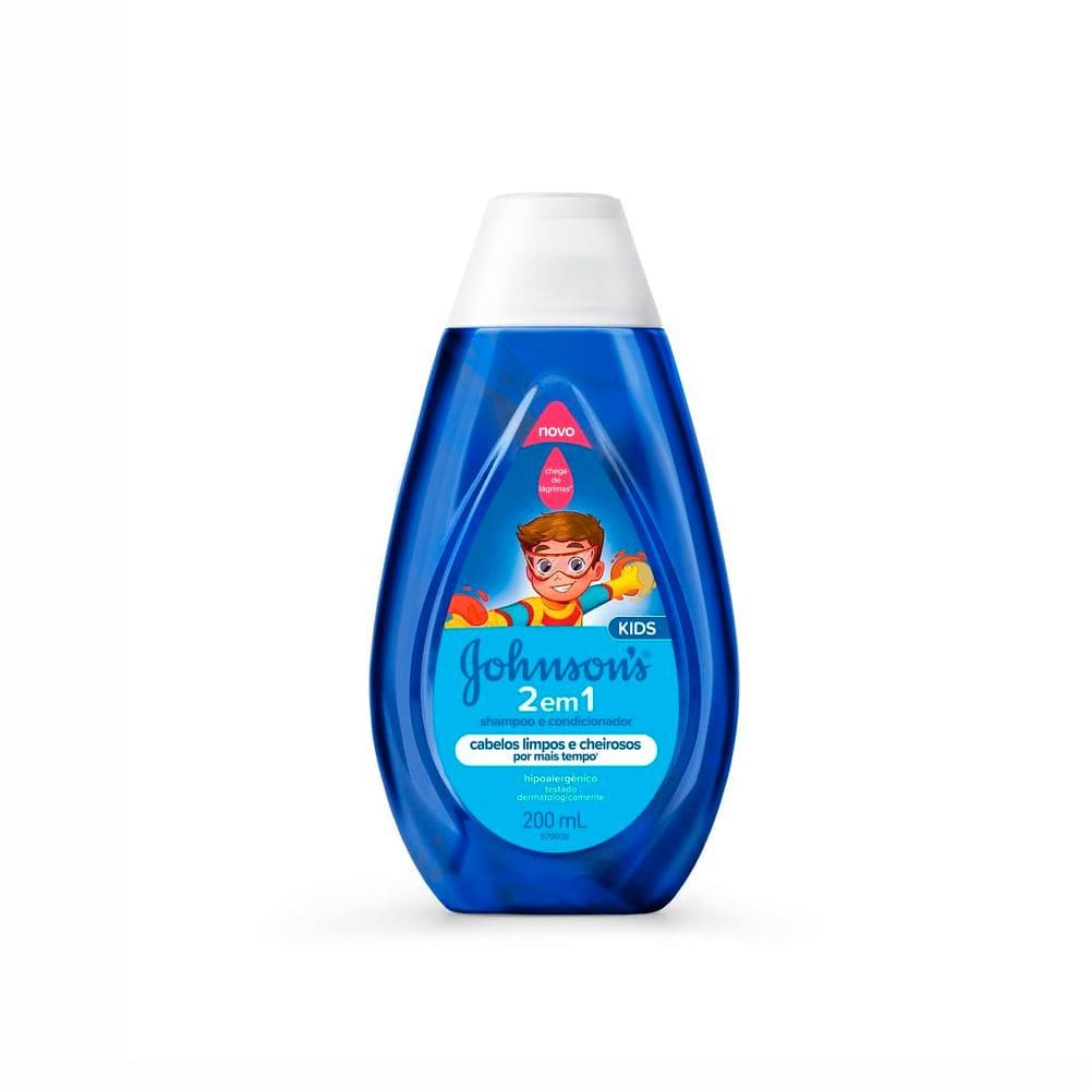 Shampoo e Condicionador Johnson`s Kids 2 em 1 200ml