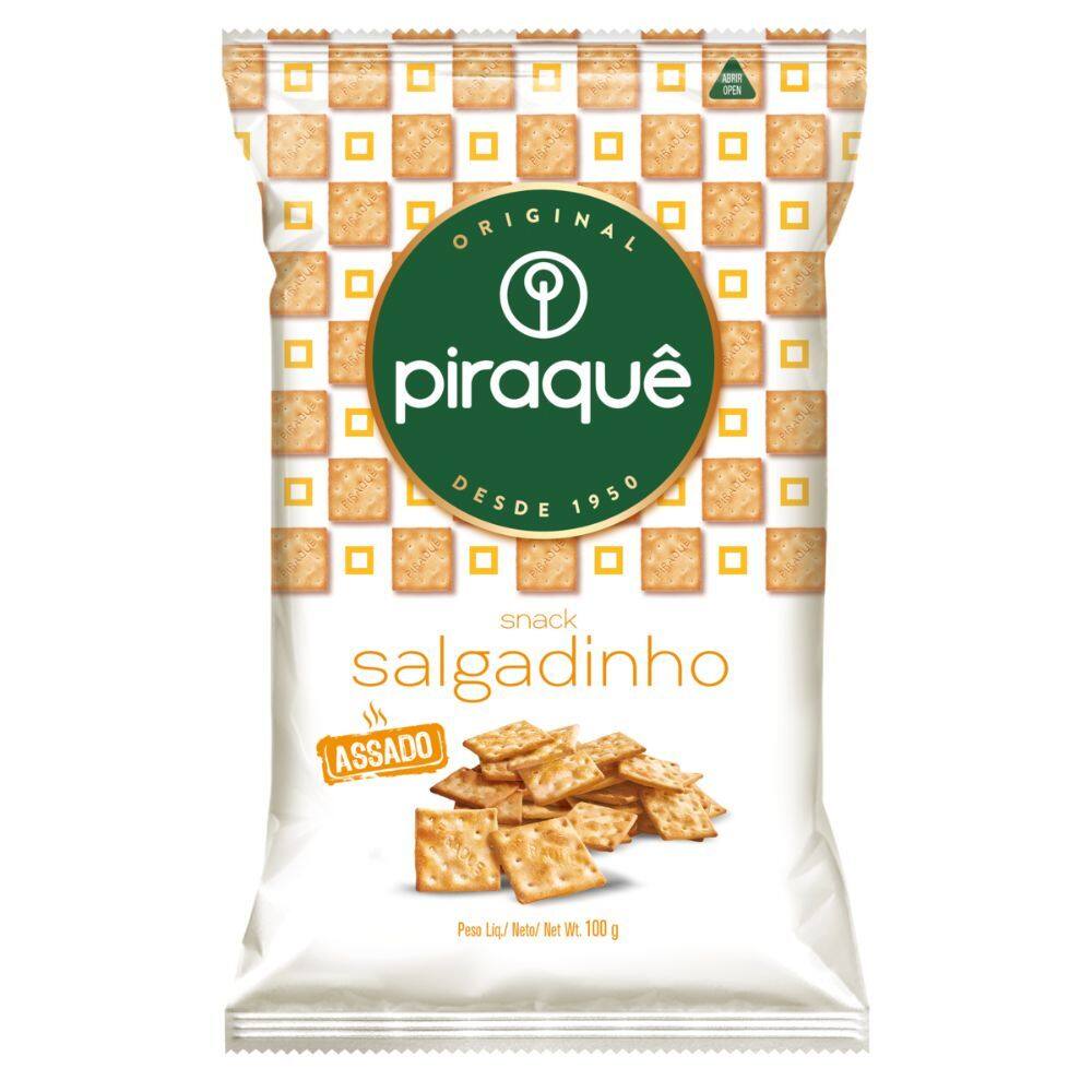 Biscoito Pirâque Snack Salgadinho Assado 100g