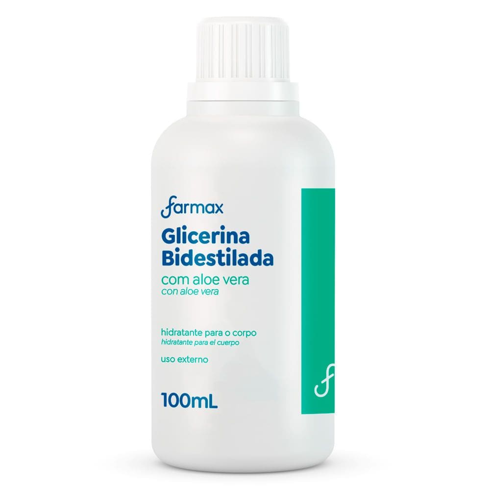 Glicerina Bidestilada com Aloe Vera Farmax 100ml