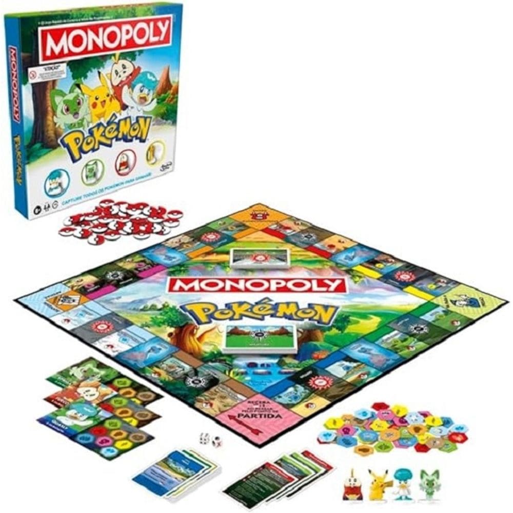 Monopoly Pokémon - Jogo de tabuleiro Edition Treinador Pokemon – Hasbro