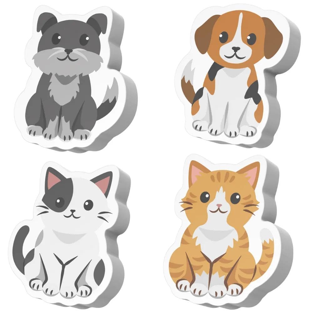 Kit Borrachas Pets Tr Com 4 Unidades Mercur