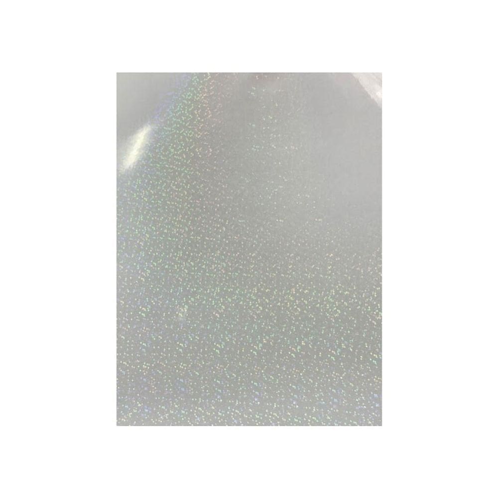 Papel Adesivo Holográfico Vinil Glitter Pontos A4 50fls