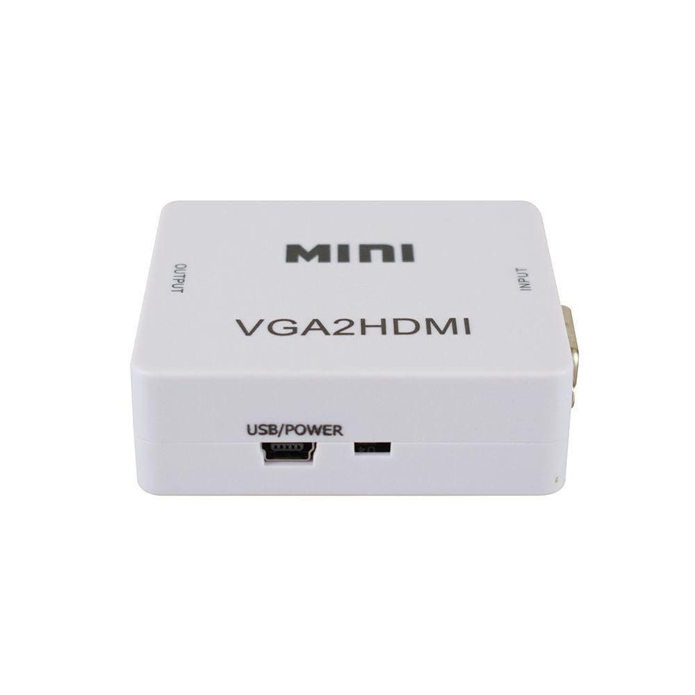 Conversor Evus Vga Para Hdmi Com Porta Entrada P2 3,5mm C-083