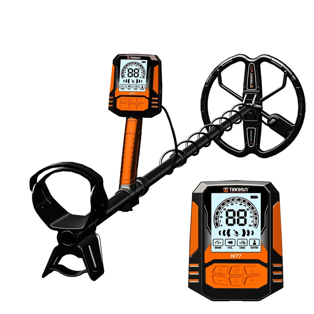 Detector Metal Recarregável Profissional Prova D`água N77