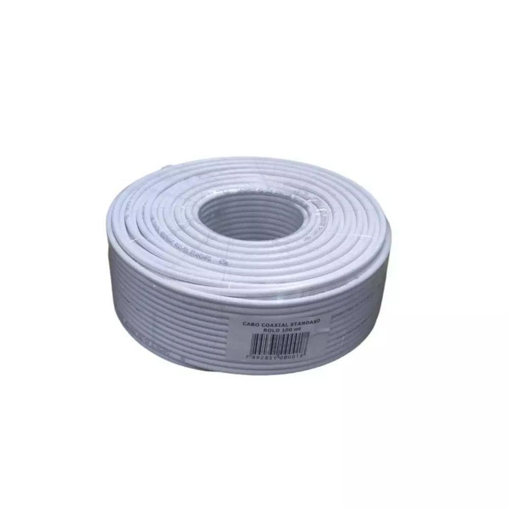 Cabo Rgc 59 67% Rolo De 100mt - Branco