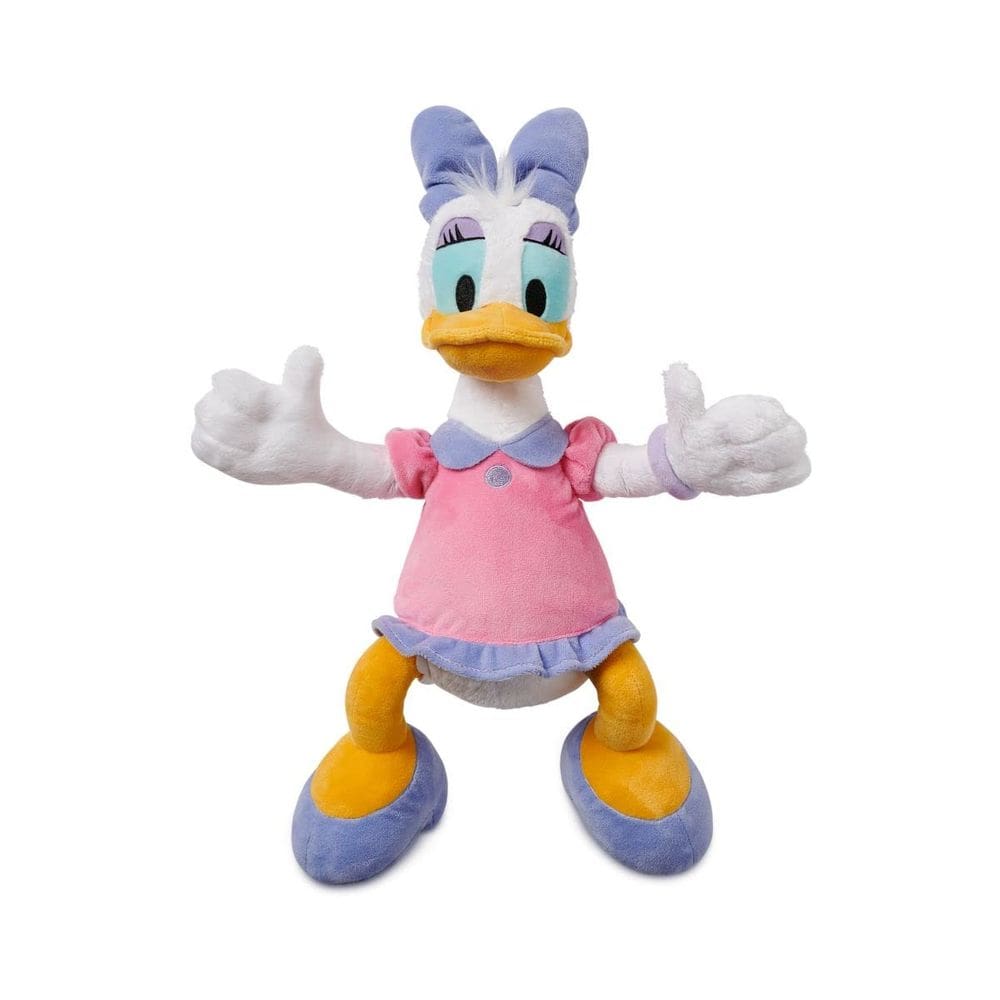 Brinquedo de pelúcia Disney Store Daisy Duck Medium 33cm com vestido