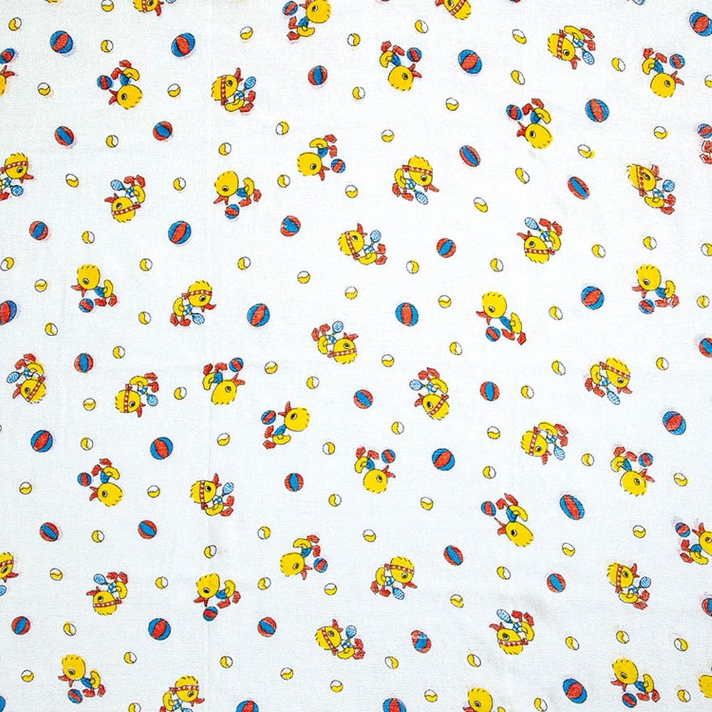 Kit 06 Fraldas De Pano Dupla Dohler 70cm 100% Algodão Patinhos