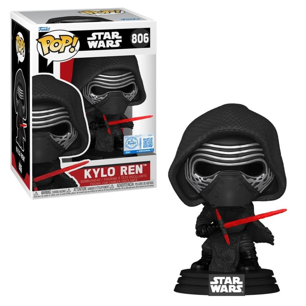 Boneco Funko Pop! Exclusivo Star Wars - Kylo Ren