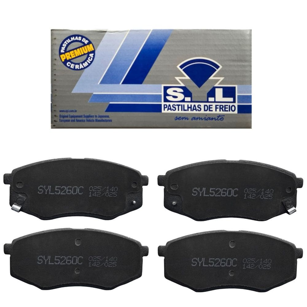 Jogo de Pastilhas de Freio Dianteira Syl5260 P/ IX35 2.0/Sonata/Sportage 2.4 2011> / Tucson 2010>