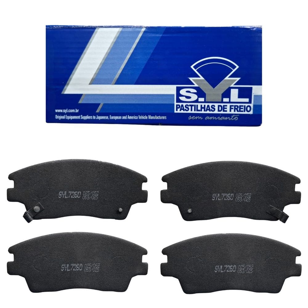 Jogo de Pastilhas de Freio Dianteira Syl7260 P/ Sportage 2.0 2017> / New Tucson 1.6 16V 2017>