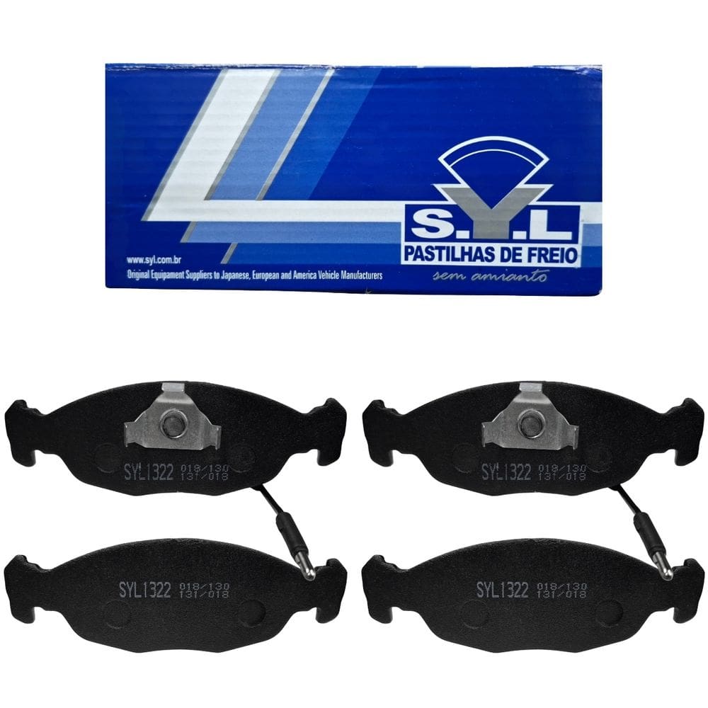 Jogo de Pastilhas de Freio Dianteira Syl1322 P/ Peugeot 306 1993> / Xsara 1997>