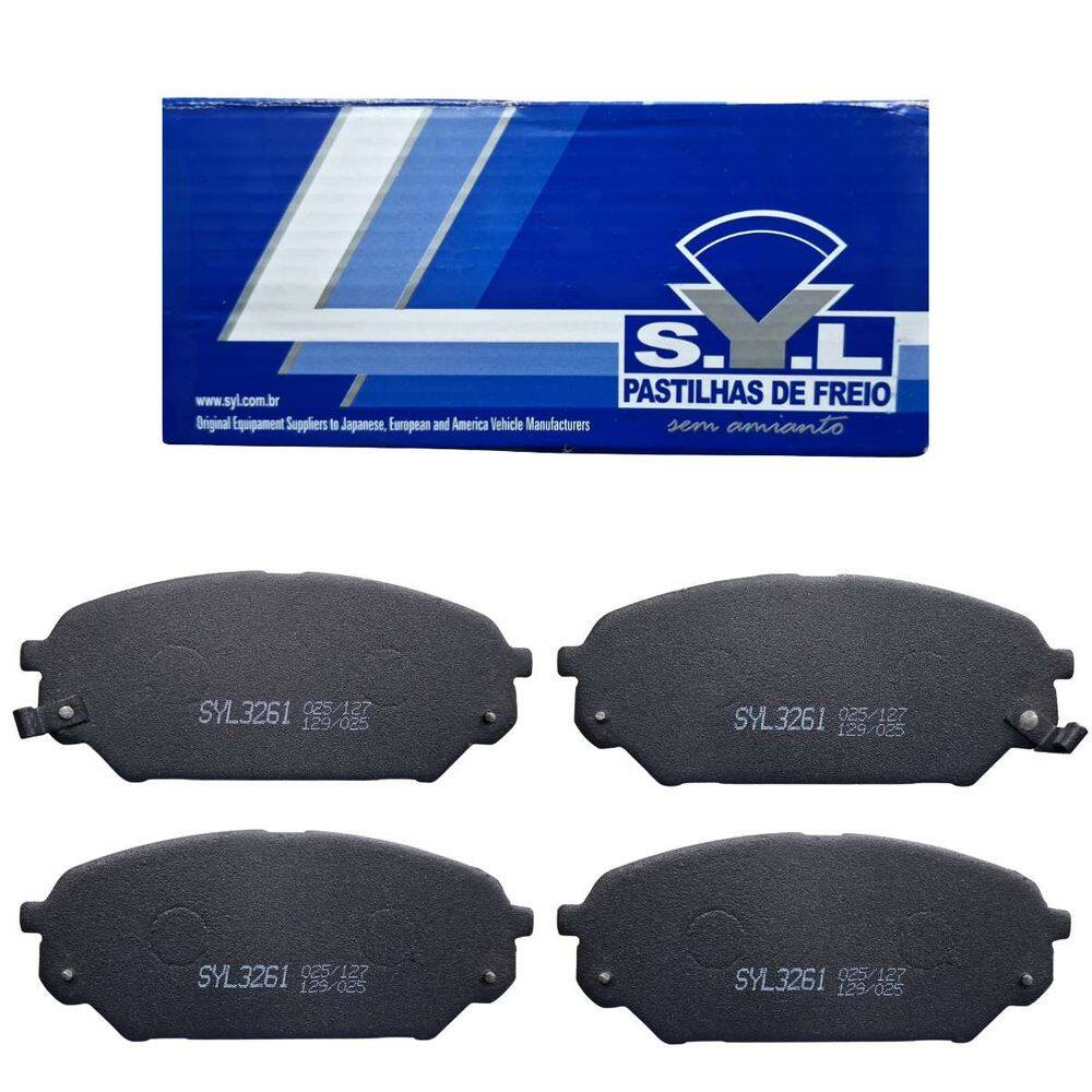 Jogo de Pastilhas de Freio Dianteira Syl3261 P/ Vera Cruz 3.8 V6 2007 em diante