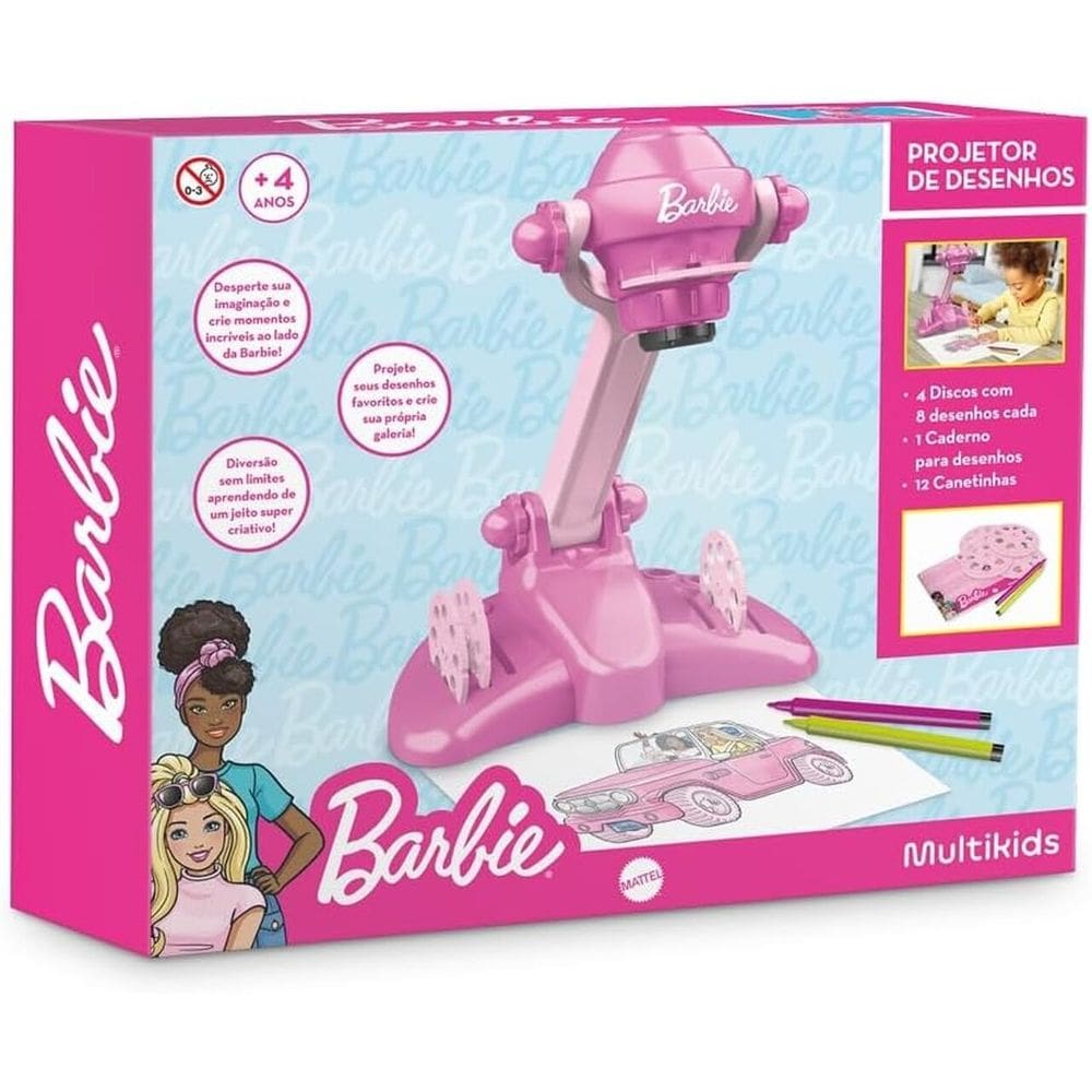 Brinquedo Projetor De Desenhos Barbie - Multikids BR2541