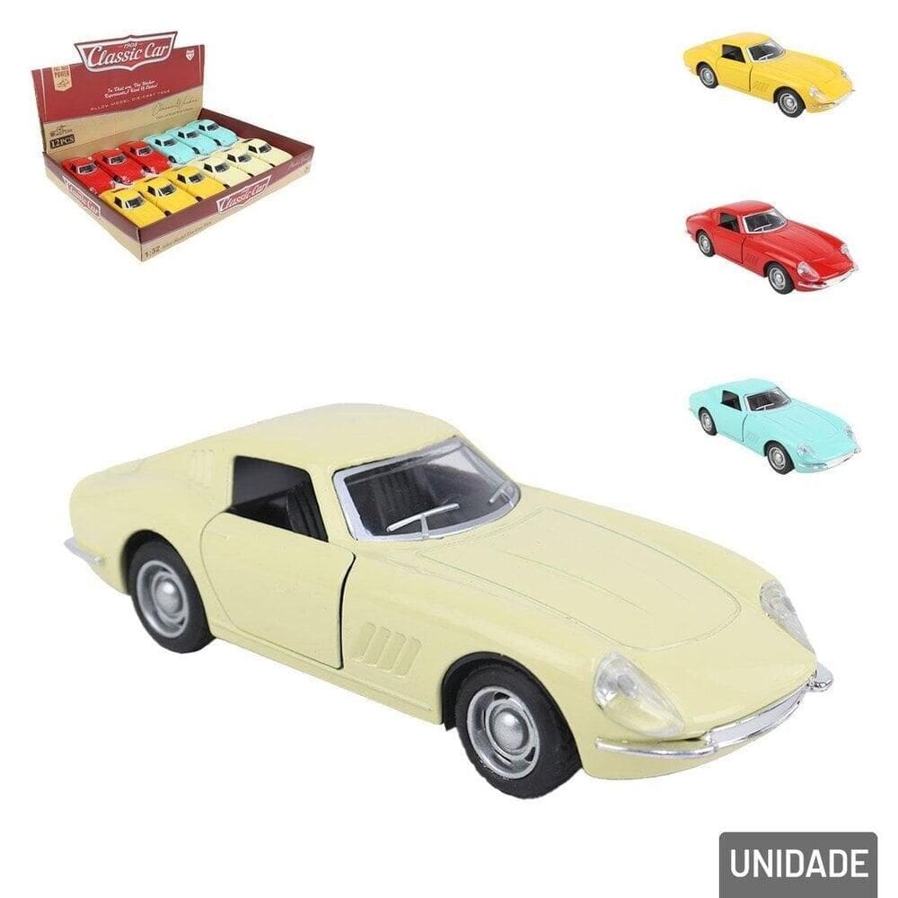 Carrinho de Fricção Metal Classic Antigo Color - Tudo em Caixa