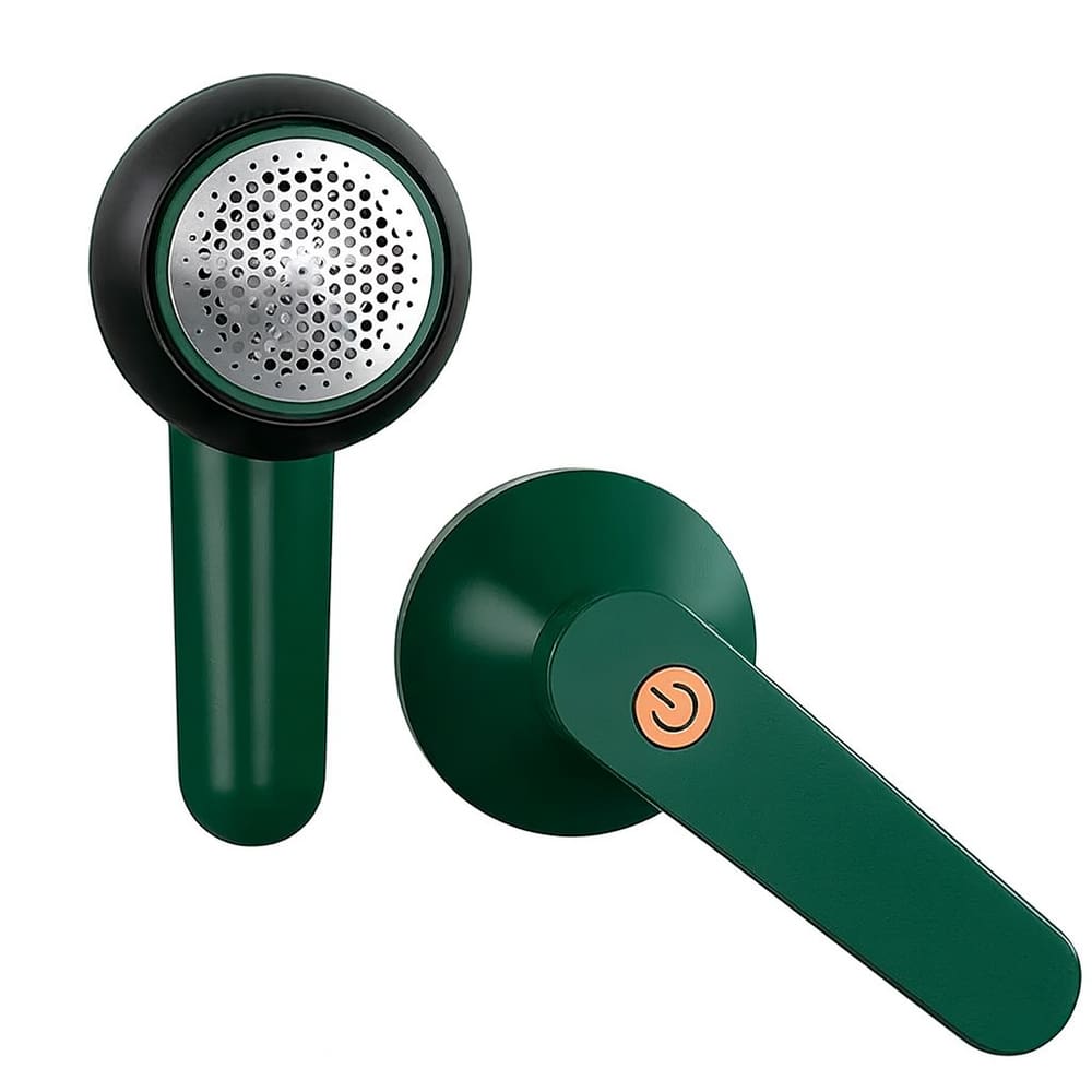 Removedor Elétrico De Pelos Fiapos Verde