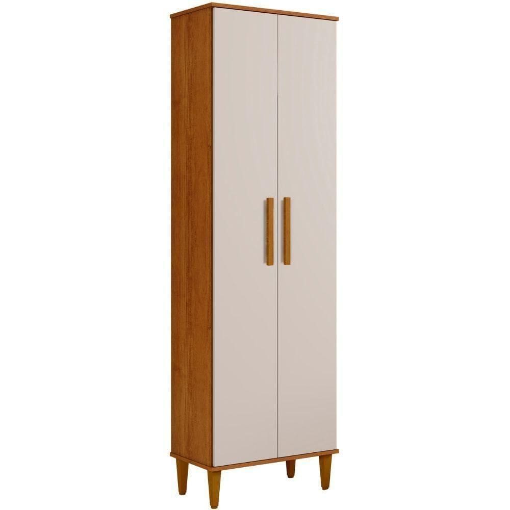 Armário Multiuso Goiânia 2 Portas Nature Off Kaiki Móveis