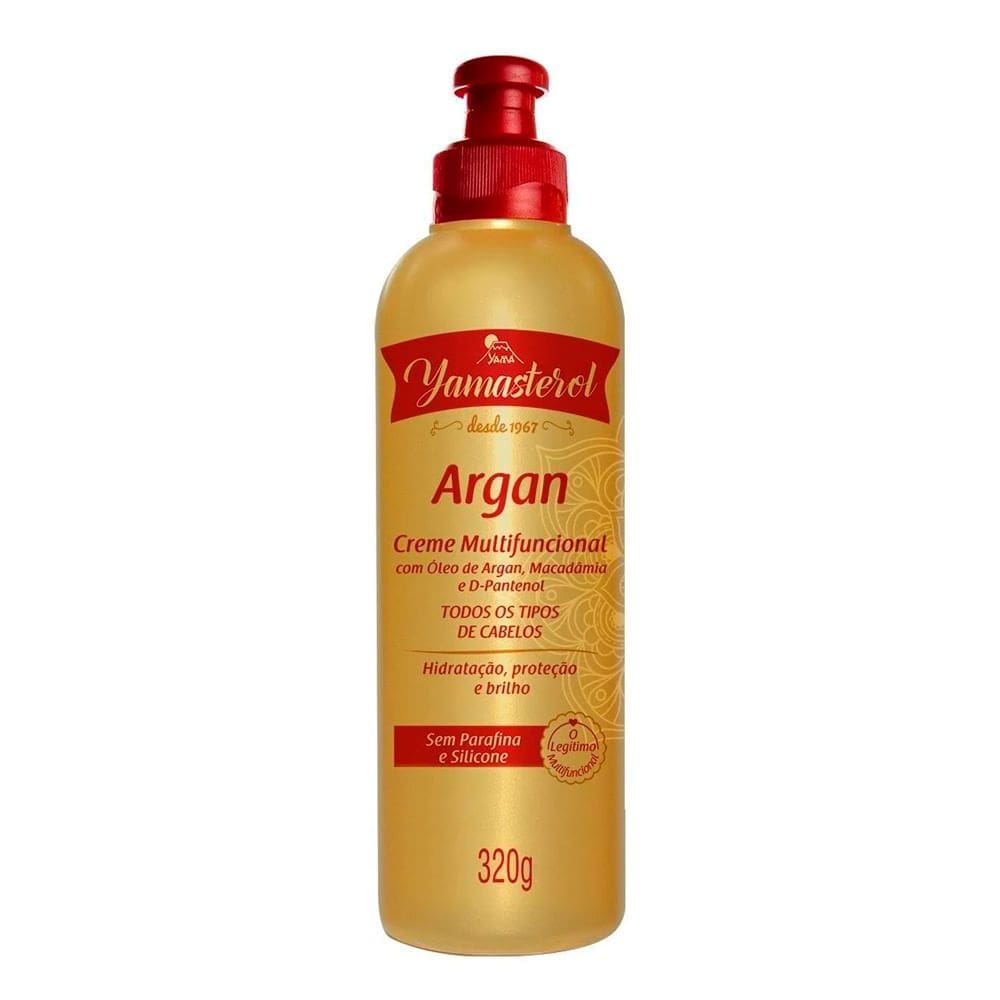 Creme Multifuncional para Cabelo Yamasterol Argan com 320g
