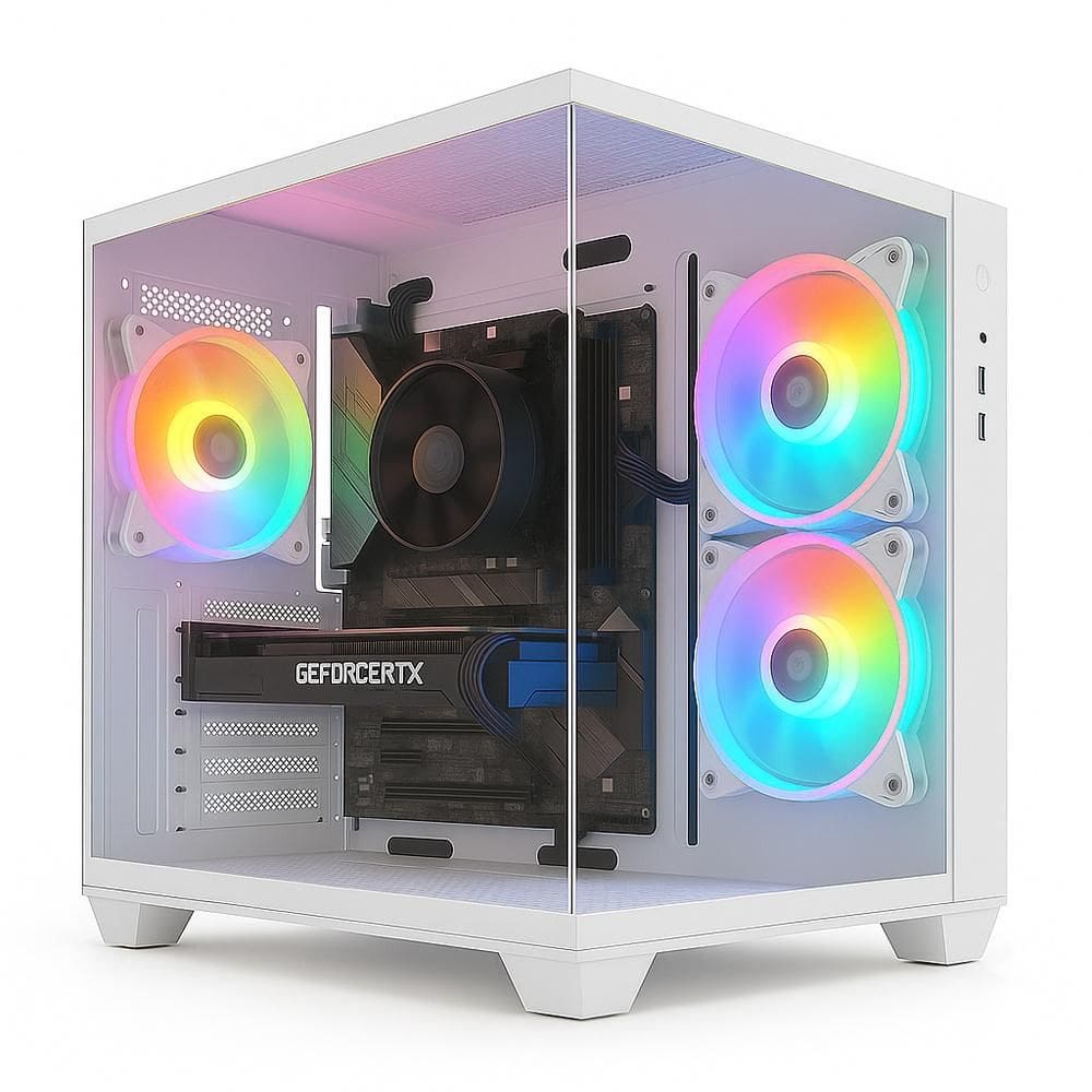PC Gamer Skill Aquarium, AMD Ryzen 5 5600GT, 16GB 3200MHz, Geforce RTX 3050 8GB, SSD 512GB M.2, Branco SKA067
