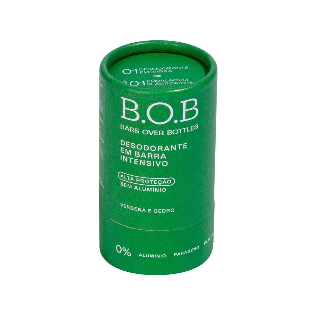 Desodorante em Barra B.O.B Intensivo Verbena e Cedro 50g