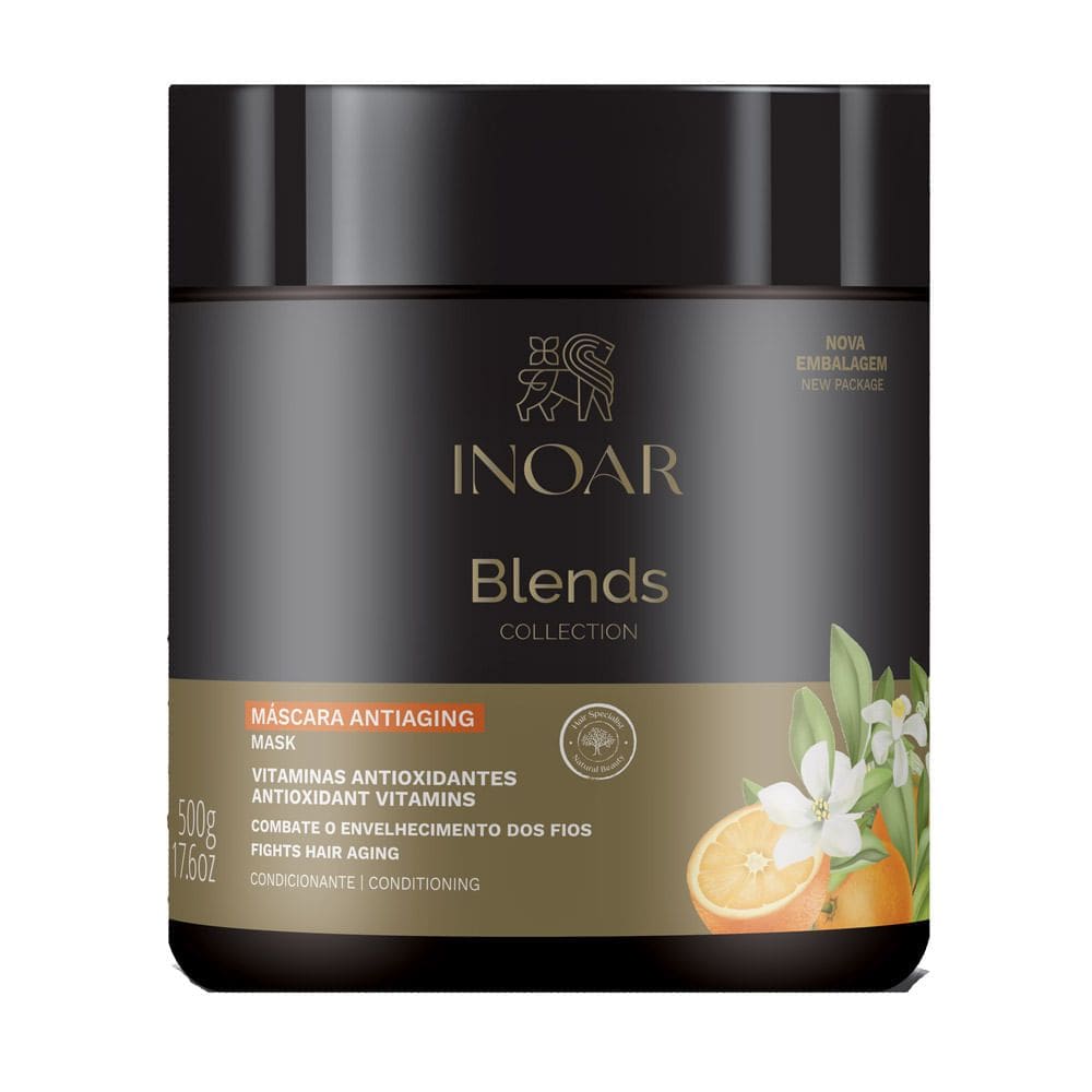 Máscara Inoar Antiaging Blends Collection Vitaminas Antioxidantes 500g