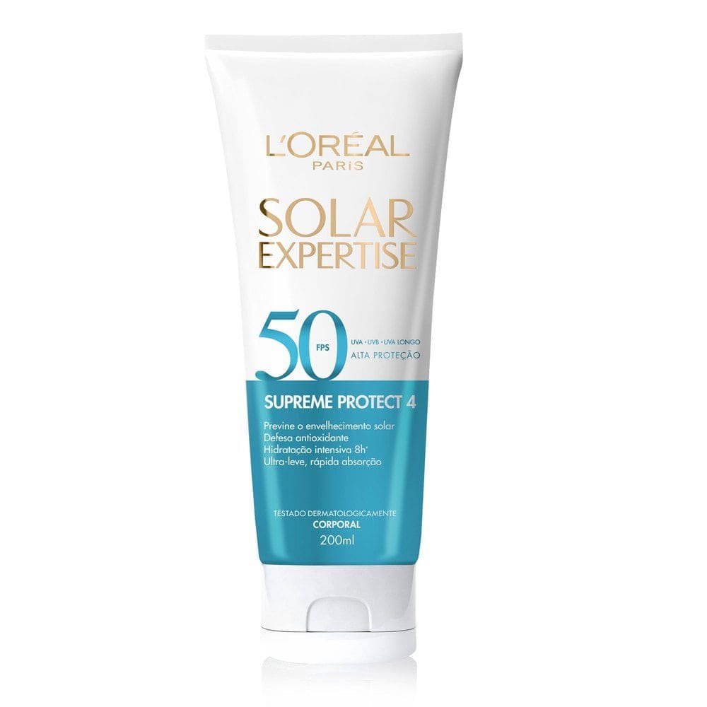 Protetor Solar Corporal L`Oréal Solar Expertise Supreme Protect 4 FPS 50 200ml