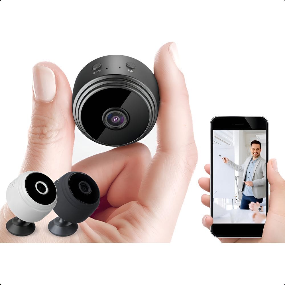 Mini Câmera Espiãa A9 Wi-Fi com Visão Noturna e Sensor