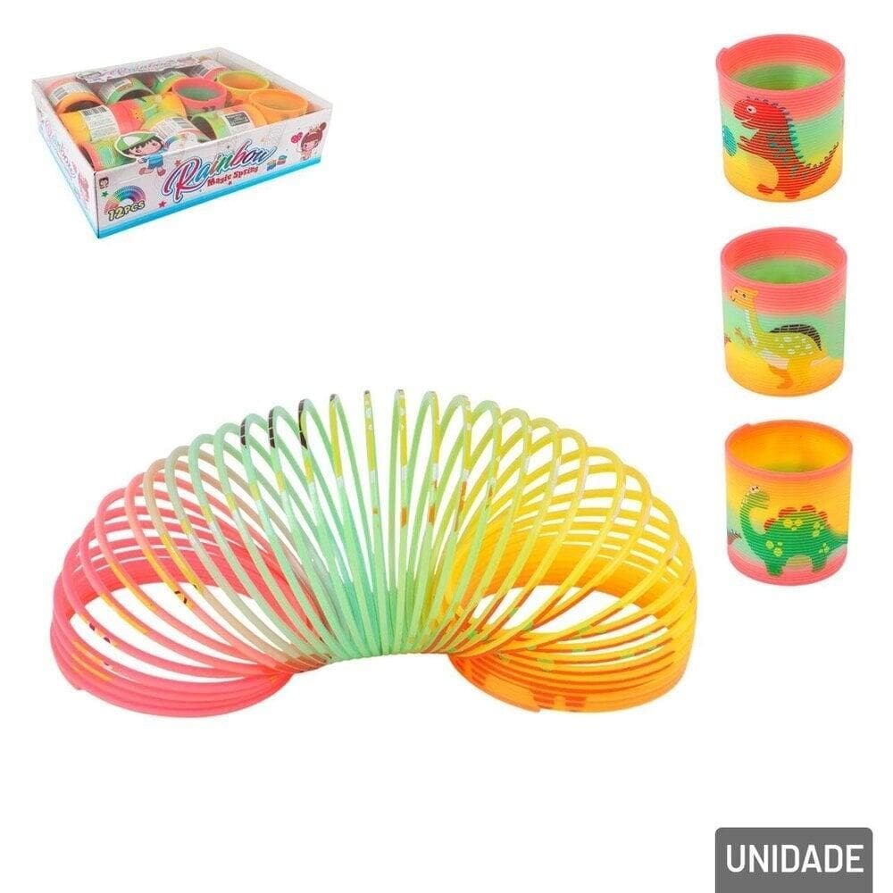 Mola Maluca de Plástico Dinossauros - Tudo em Caixa