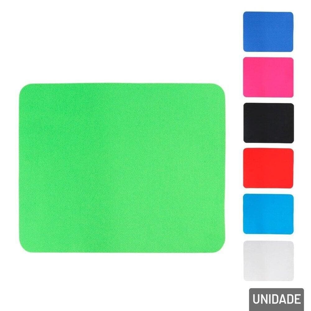 Mouse PAD 22x18cm Tecido Liso Color - Tudo em Caixa