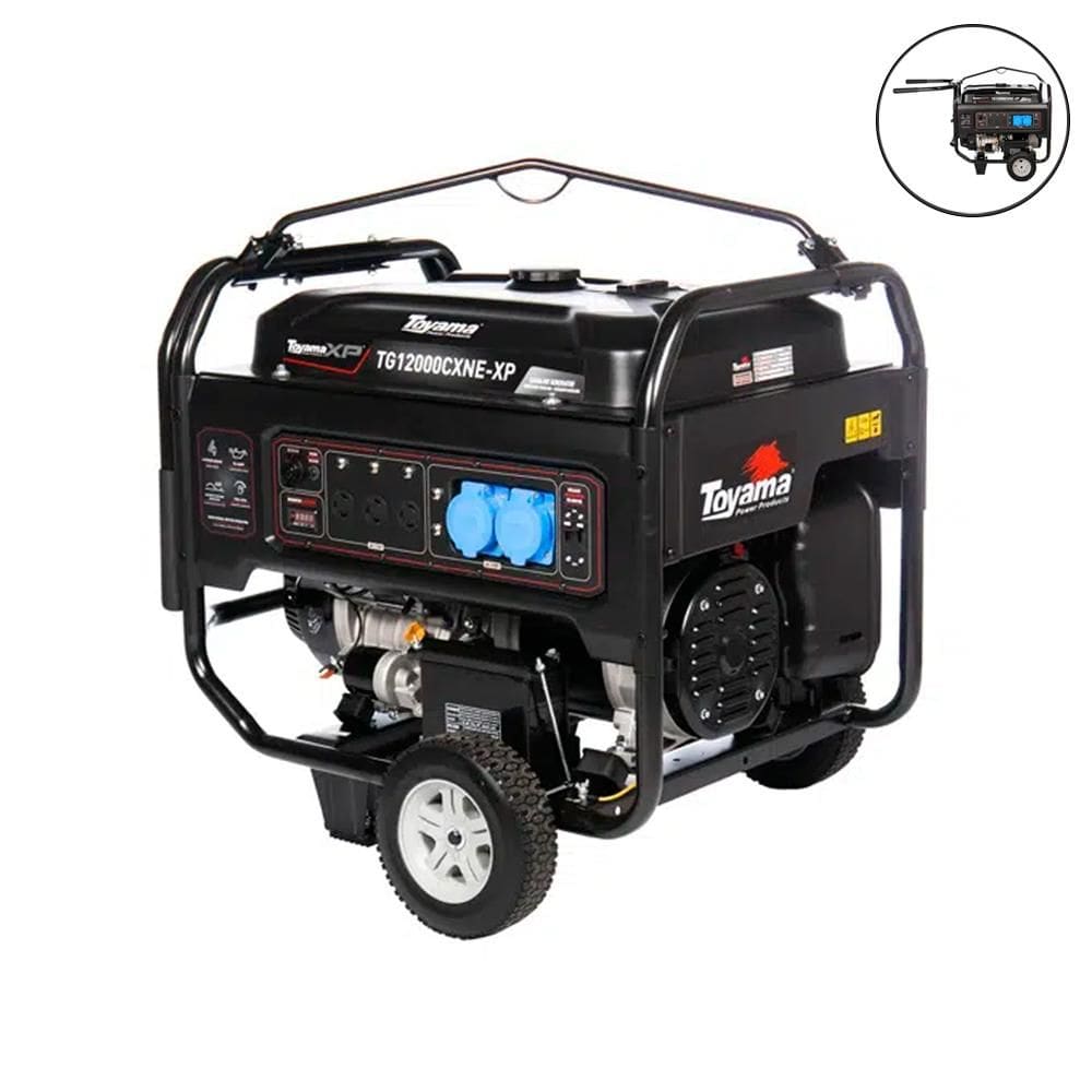 Gerador Gasolina 10,0kva Mono TG12000CXNE-XP Partida Elétrica TOYAMA