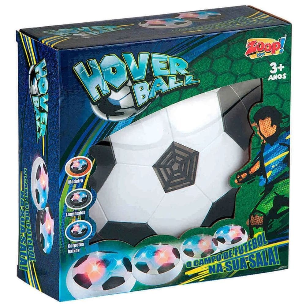 Bola Flutuante Hover Ball Futebol Com Luz - Zoop Toys ZP00244