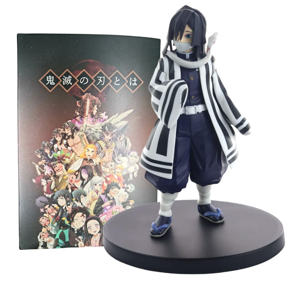 Boneco Demon Slayer Obanai Iguro Action Figure 14cm