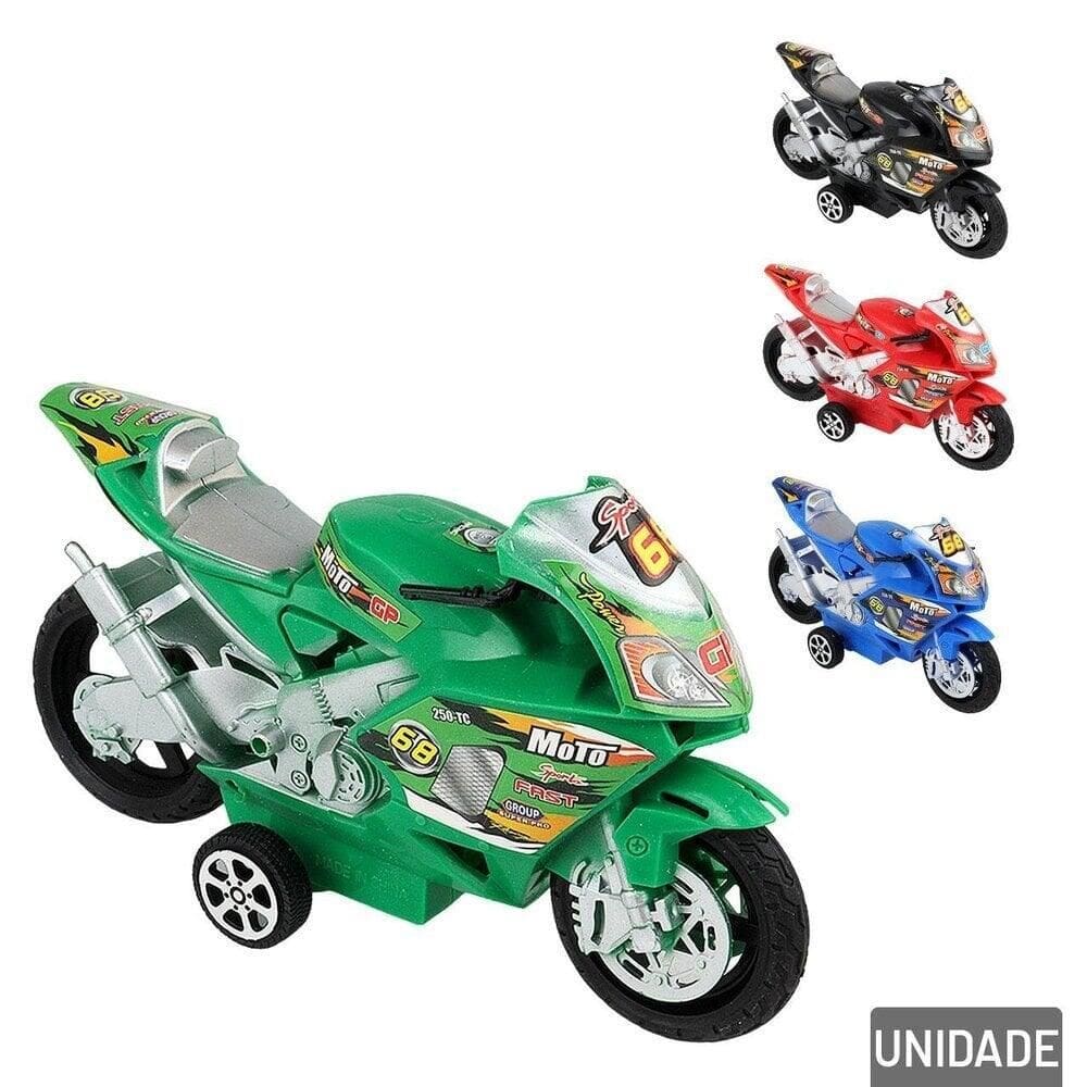 Moto de Fricção Plástico Color - Tudo em Caixa