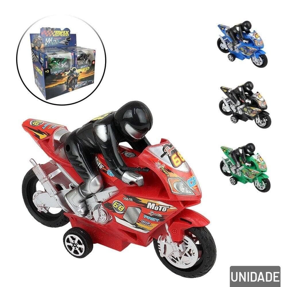 Moto de Fricção Plástico Color - Tudo em Caixa