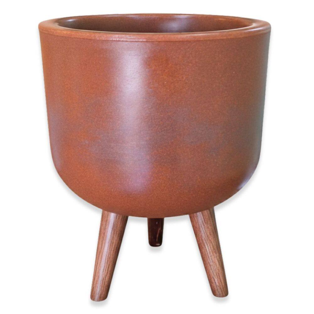 Vaso Doha Médio Pé Palito (31x25) Chocolate ALPE E ARITANA