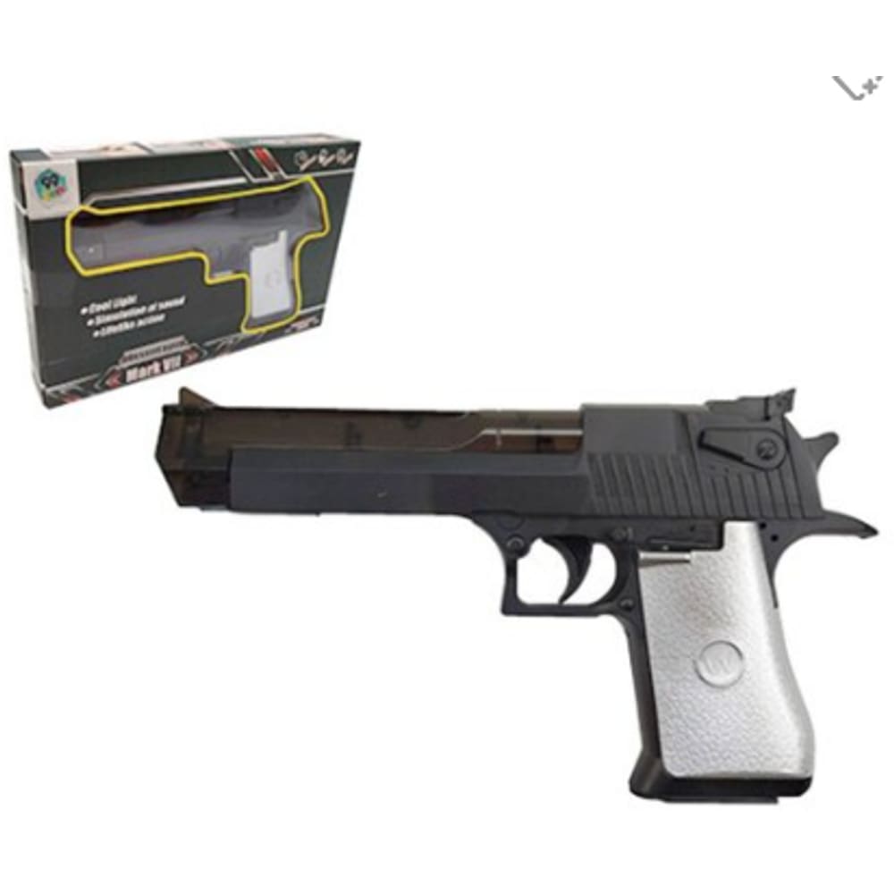 Binquedo Plástico 22cm com SOM LUZ e Movimentos - Tudo em Caixa