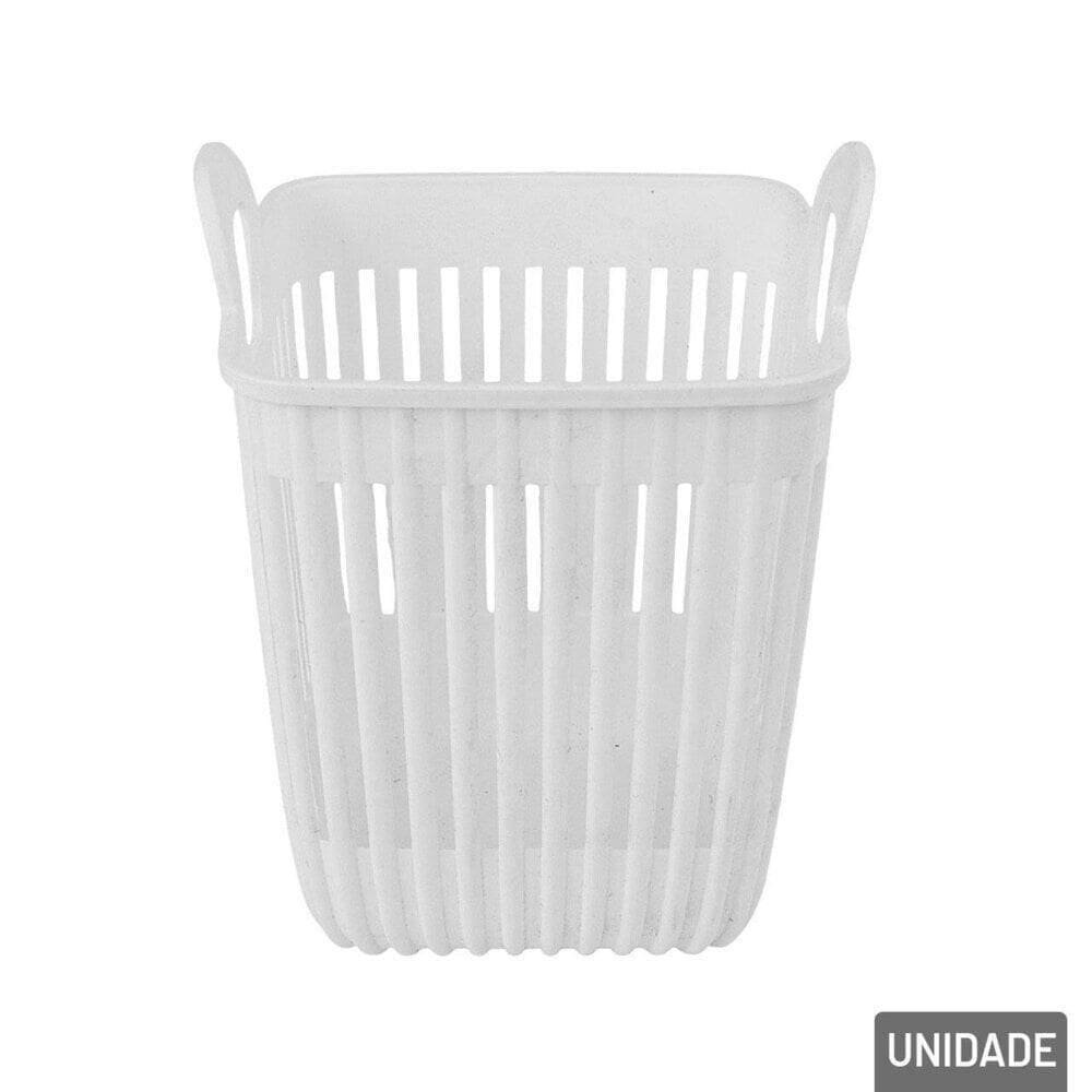 Organizador Multiuso Plástico 13,5x10,5m Branco - Tudo em Caixa