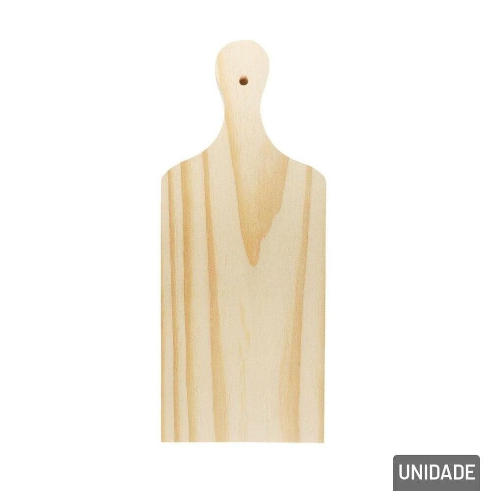 Tábua de Corte Madeira 35x14cm - Tudo em Caixa