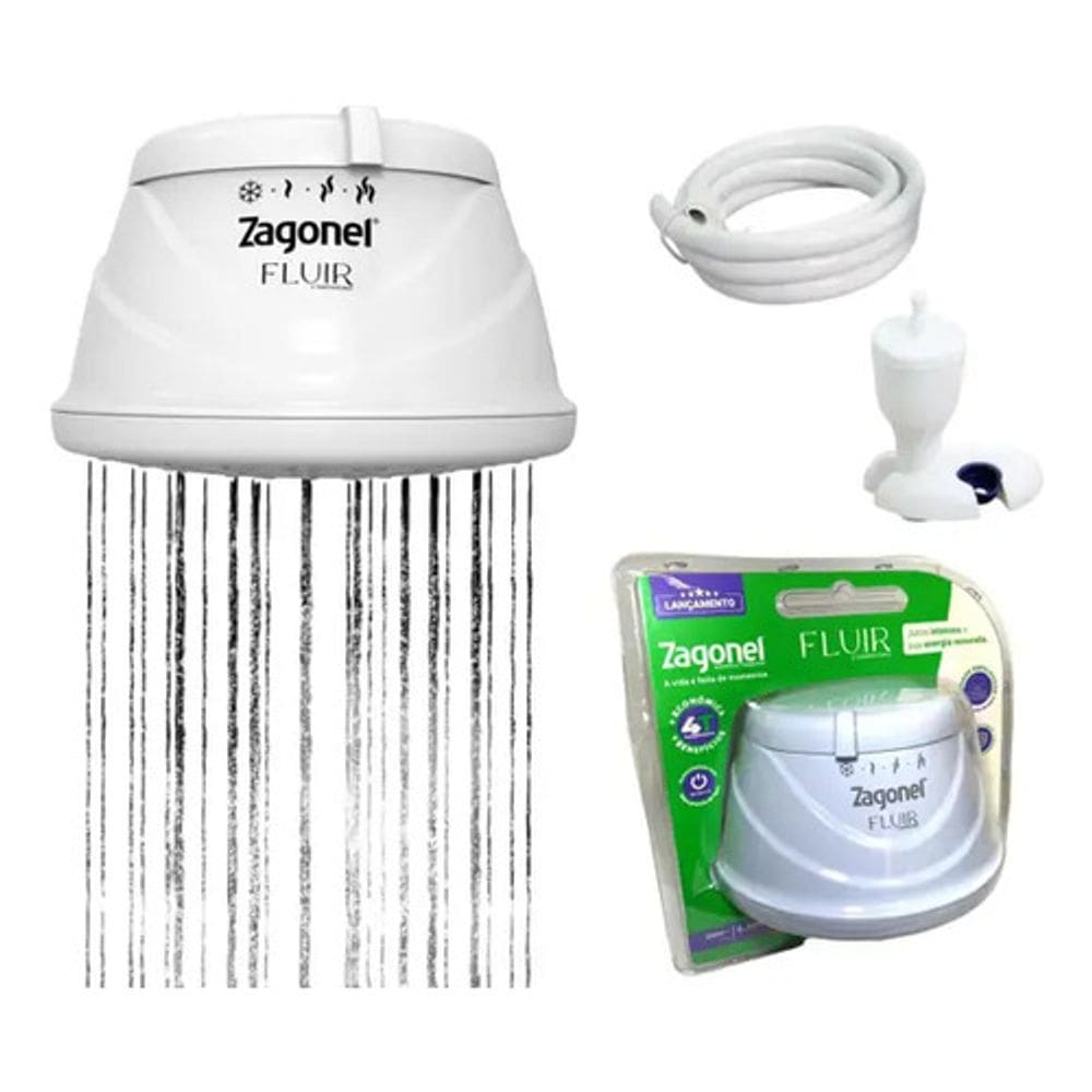 Ducha Chuveiro Fluir Zagonel 6800w 4 Temperaturas 220v