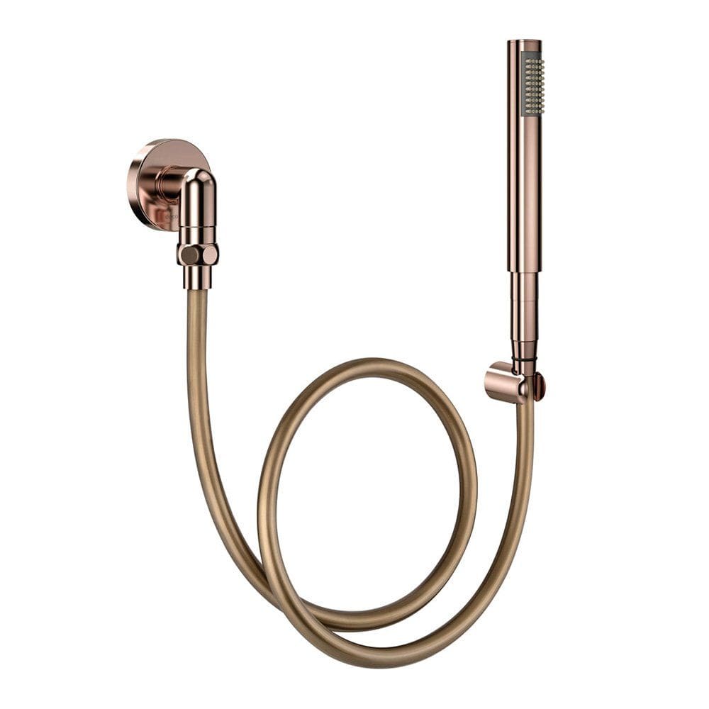 Ducha Manual com Joelho 90° Docol C30 90018346030 Cobre Polido