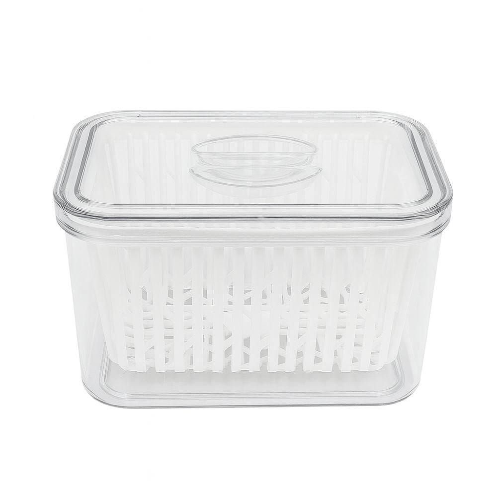 Pote Hermético Com Escorredor Interno e Tampa - Quanhe