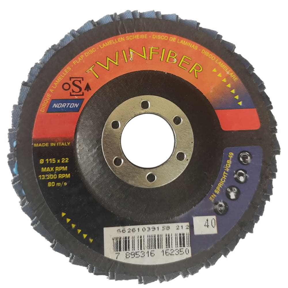 Disco Lixa Flap Twinfiber 115 X 22 - G 40