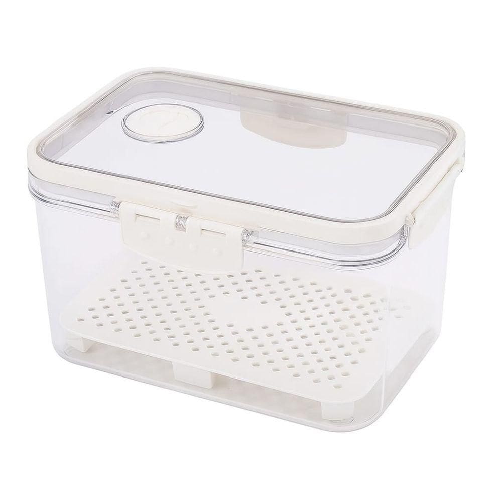 Pote Hermético Para Alimentos C/ Escorredor Interno - Quanhe