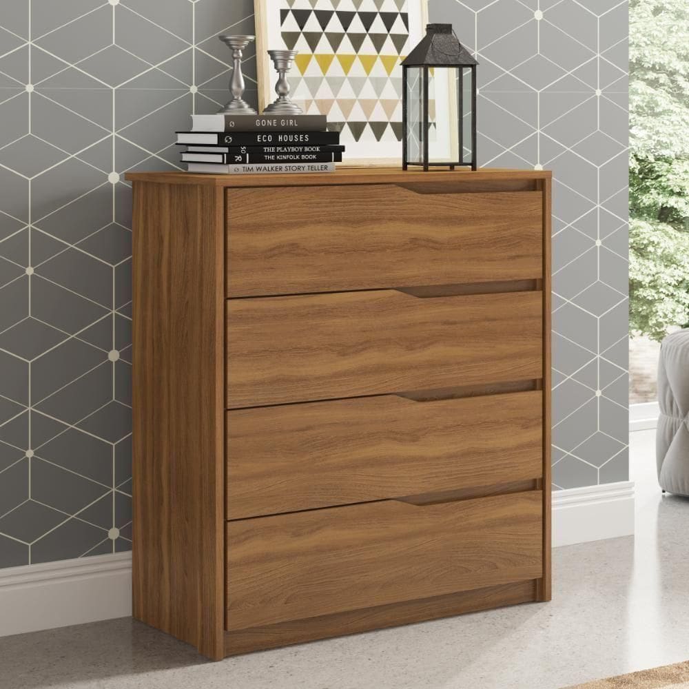 Cômoda 4 Gavetas Atria Amendola Touch Demobile